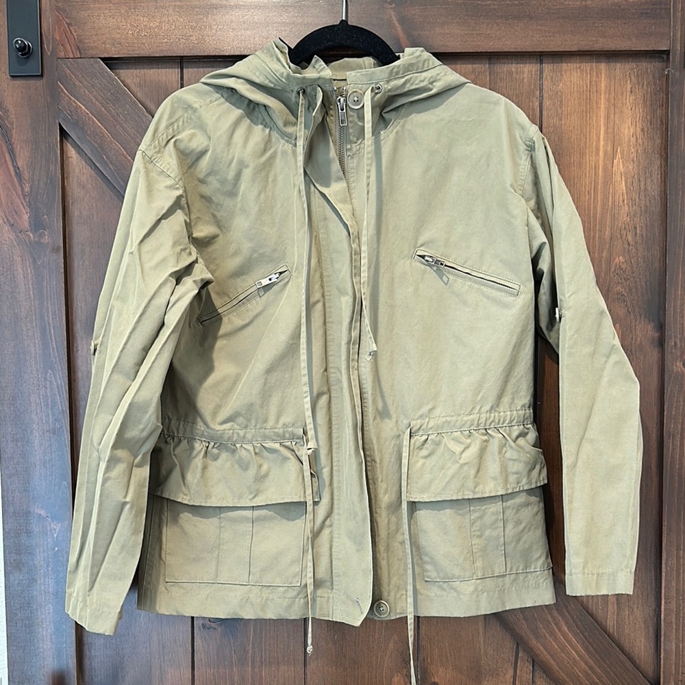 Victoria's Secret Utility Jacket in Olive Green